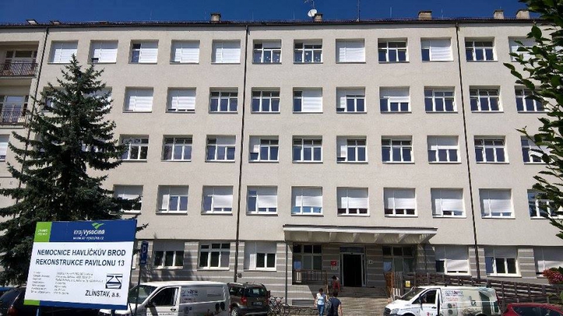 Nemocnice Havlíčkův Brod-klimatizace ordinací a odborných pracovišť VRV systém klimatizace HAIER